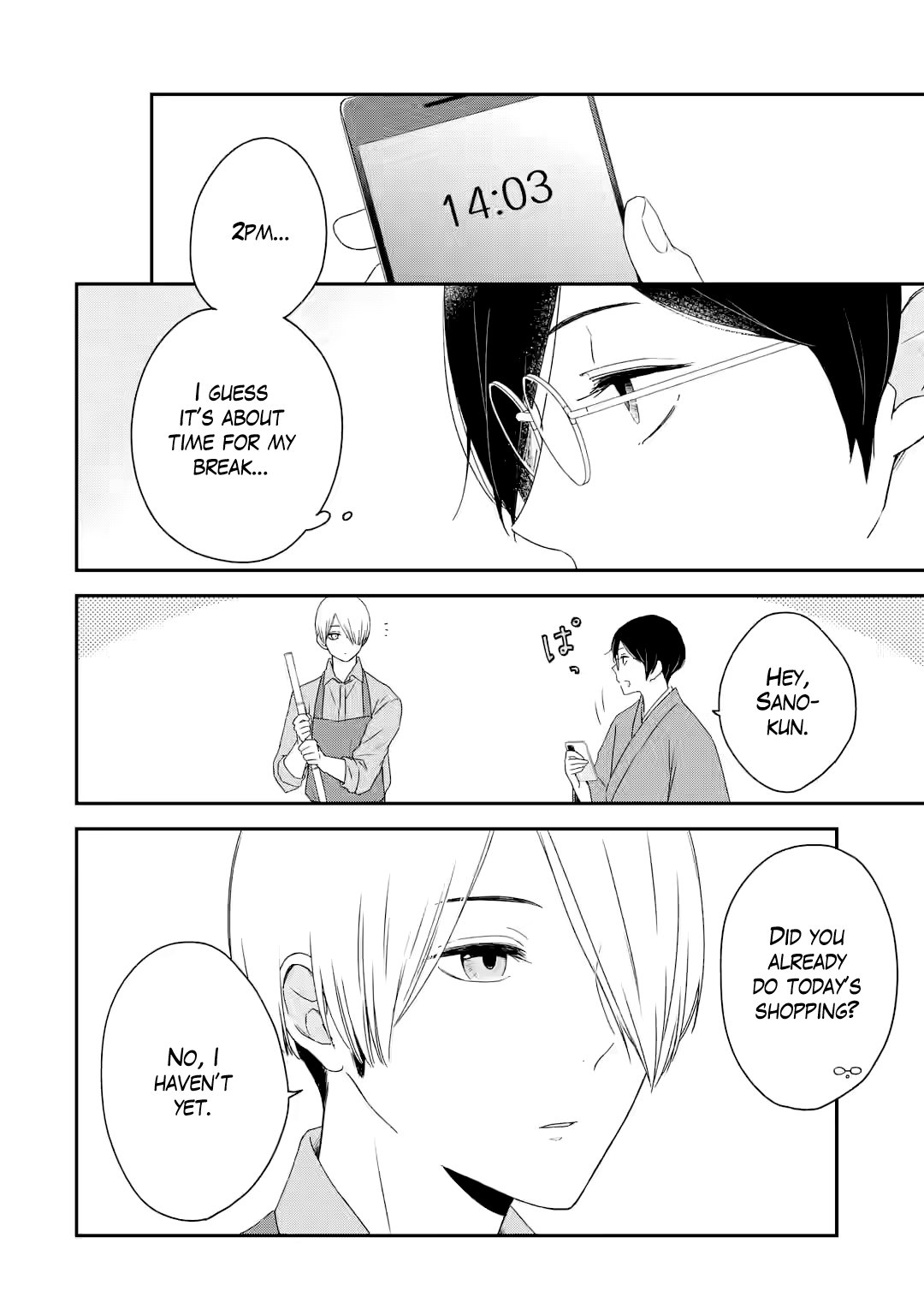 My Housemate Sano-kun Is Just My Editor chapter 6 - page 8