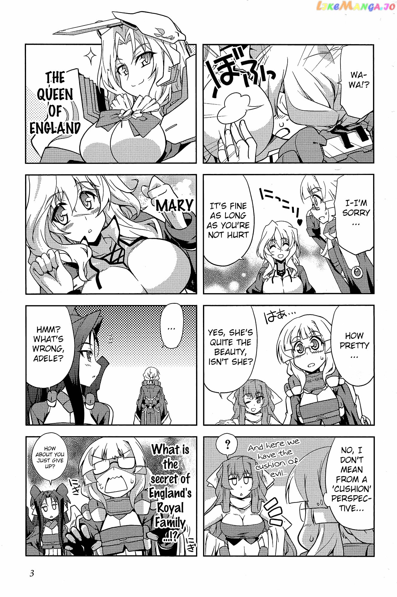 Kyoukai Senjou no Horizon - Official 4koma Anthology chapter 1 - page 3