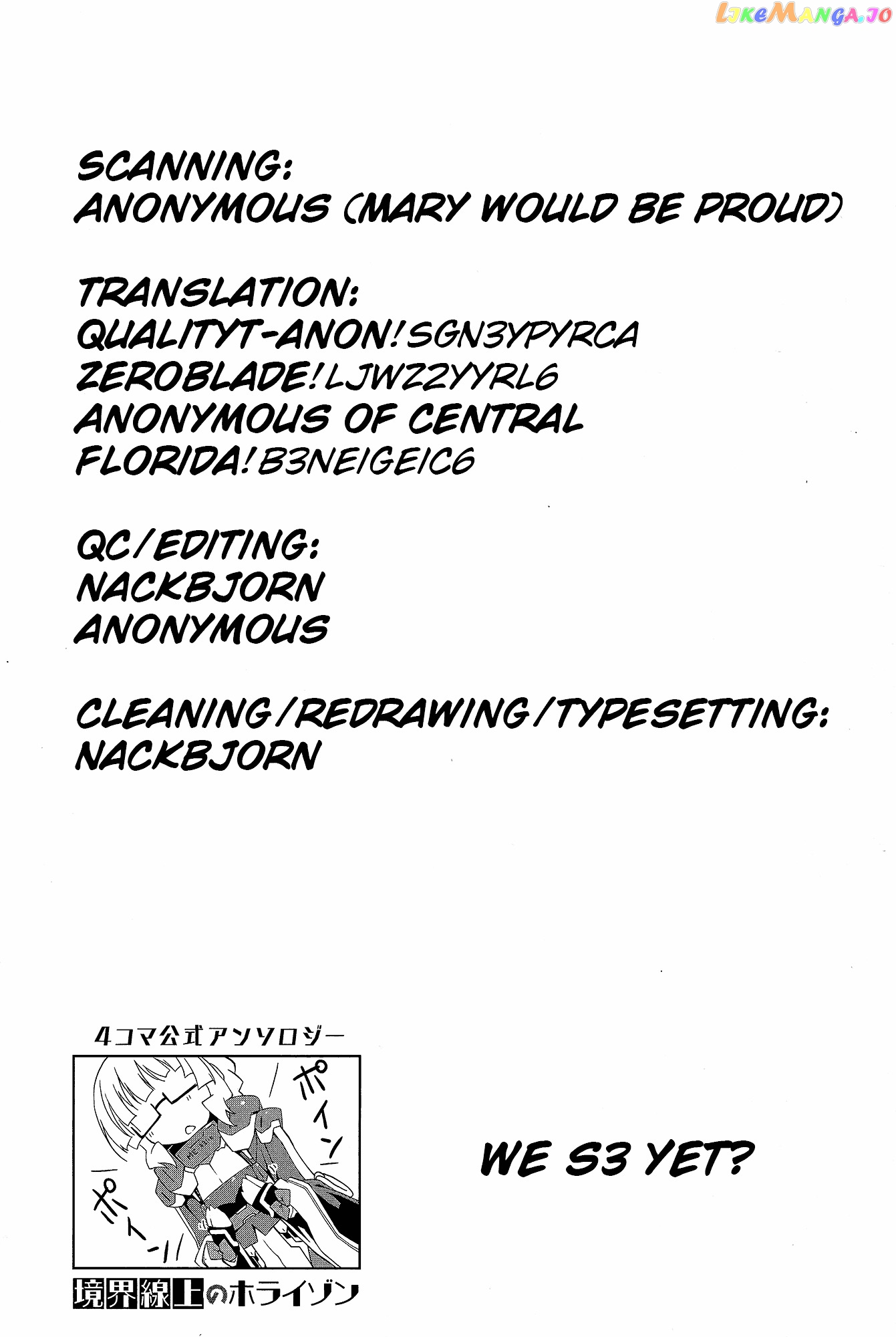 Kyoukai Senjou no Horizon - Official 4koma Anthology chapter 1 - page 35