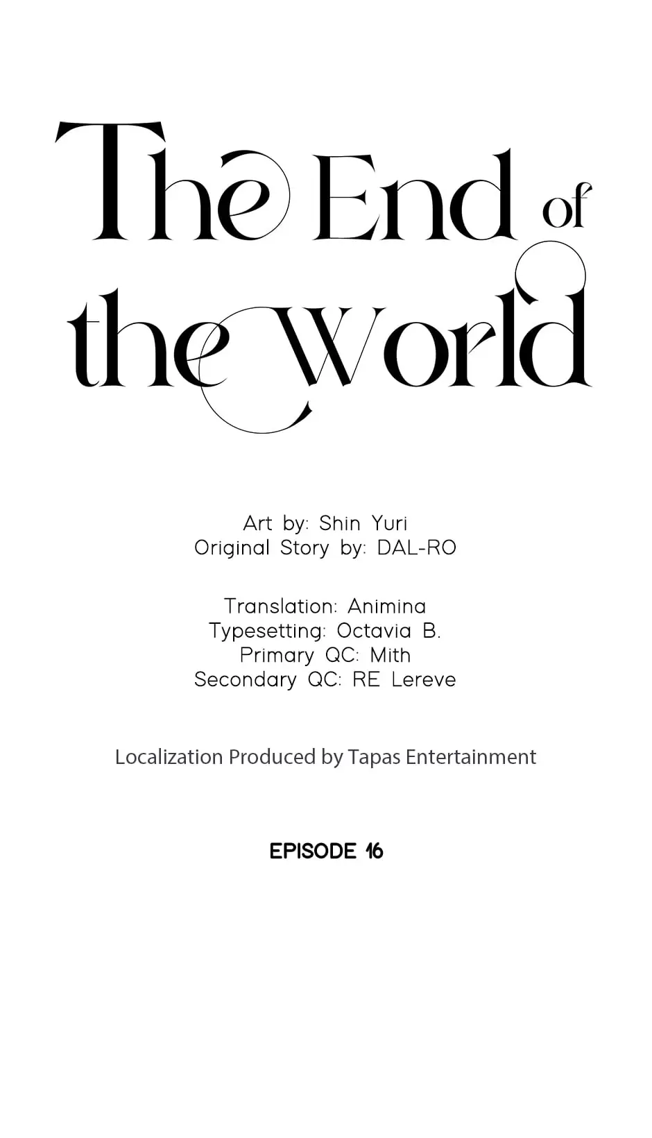 The End of the World chapter 16 - page 1