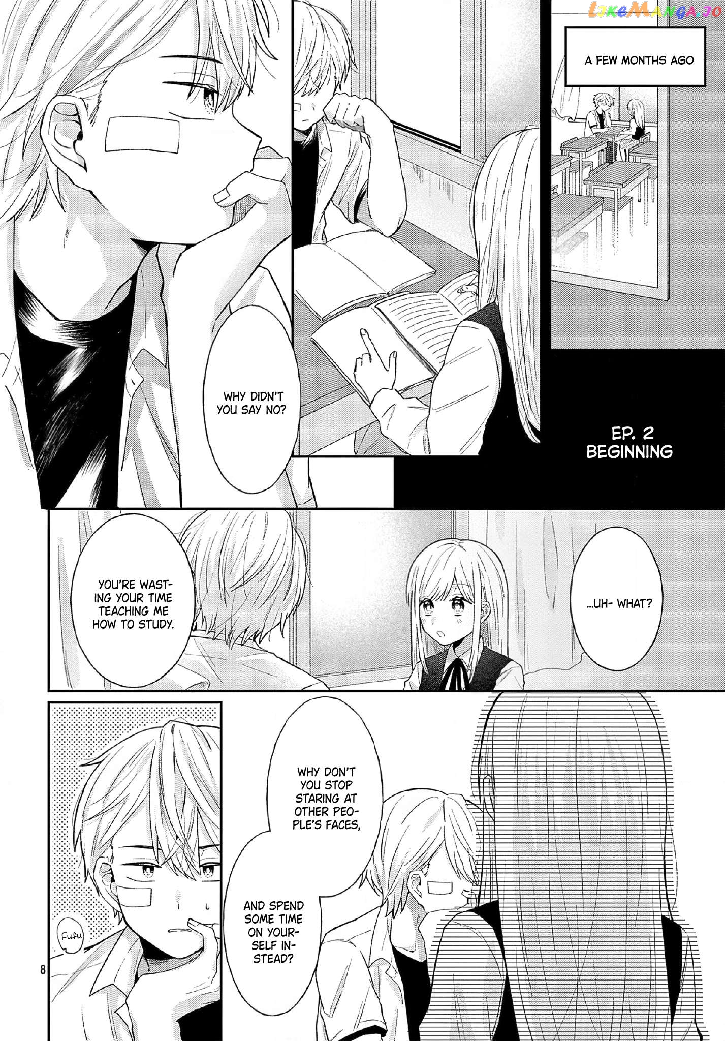 Love Me Softly, Kiss Me More. Chapter 1.2 - page 1