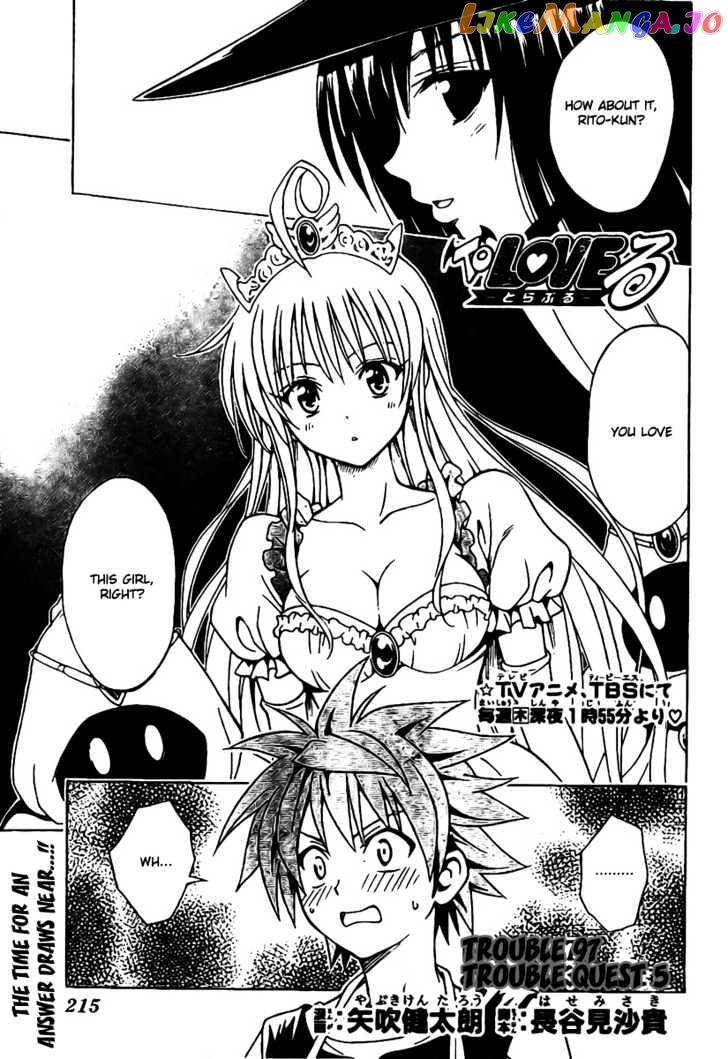 To-Love-Ru - Manga chapter 97 - page 1