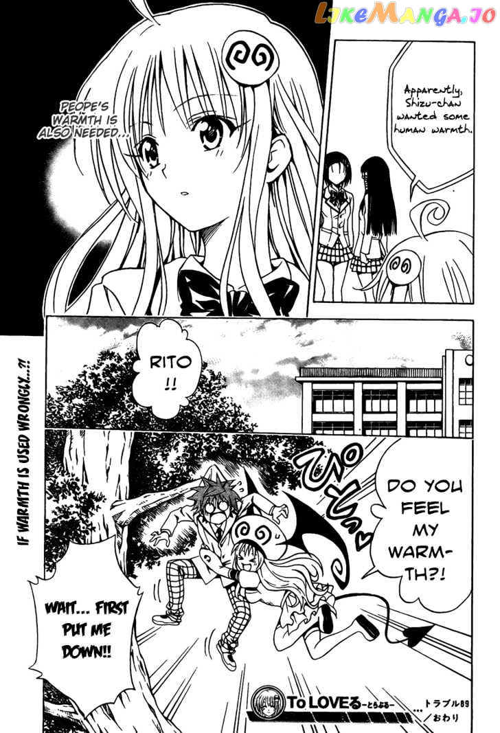 To-Love-Ru - Manga chapter 89 - page 21