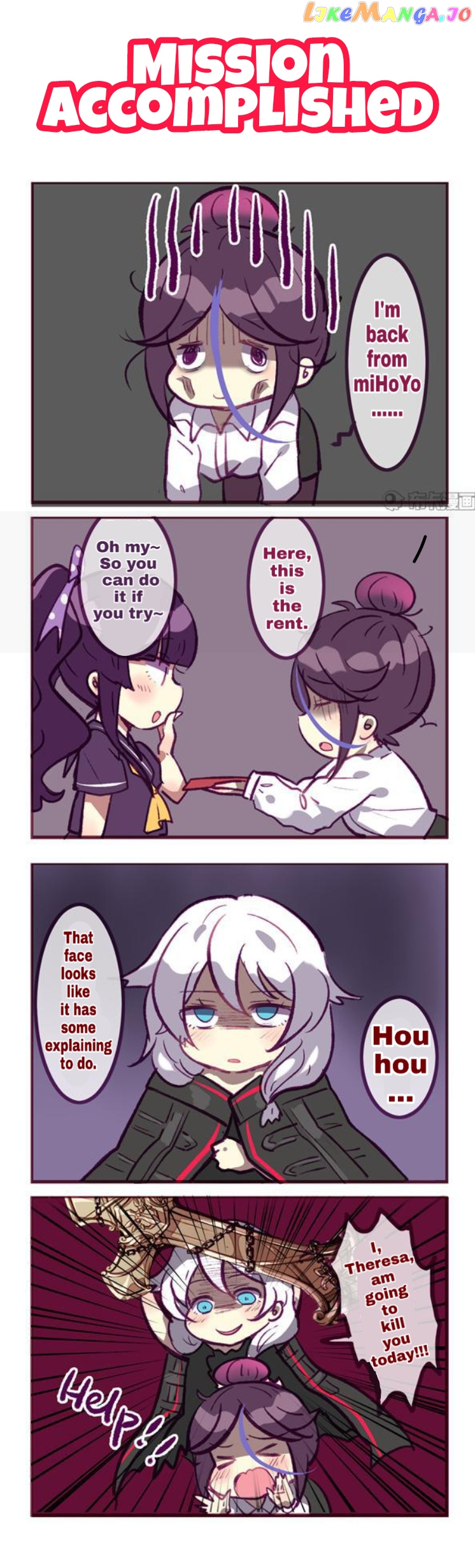 Houkai Gakuen 4 Koma chapter 156 - page 4