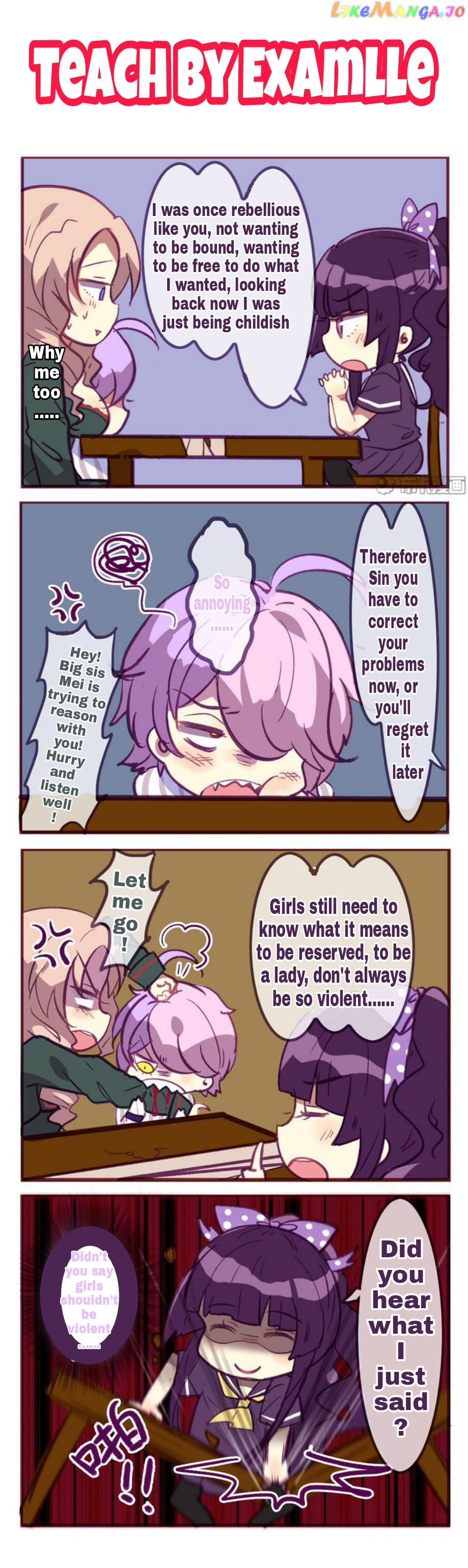 Houkai Gakuen 4 Koma chapter 112 - page 3