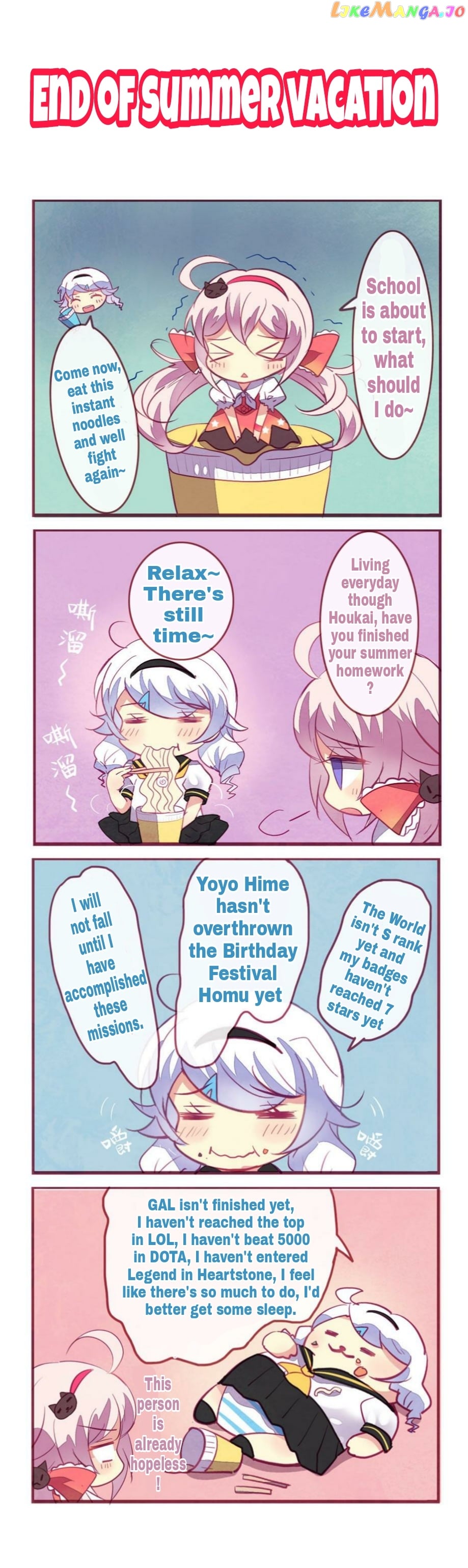 Houkai Gakuen 4 Koma chapter 54.5 - page 4