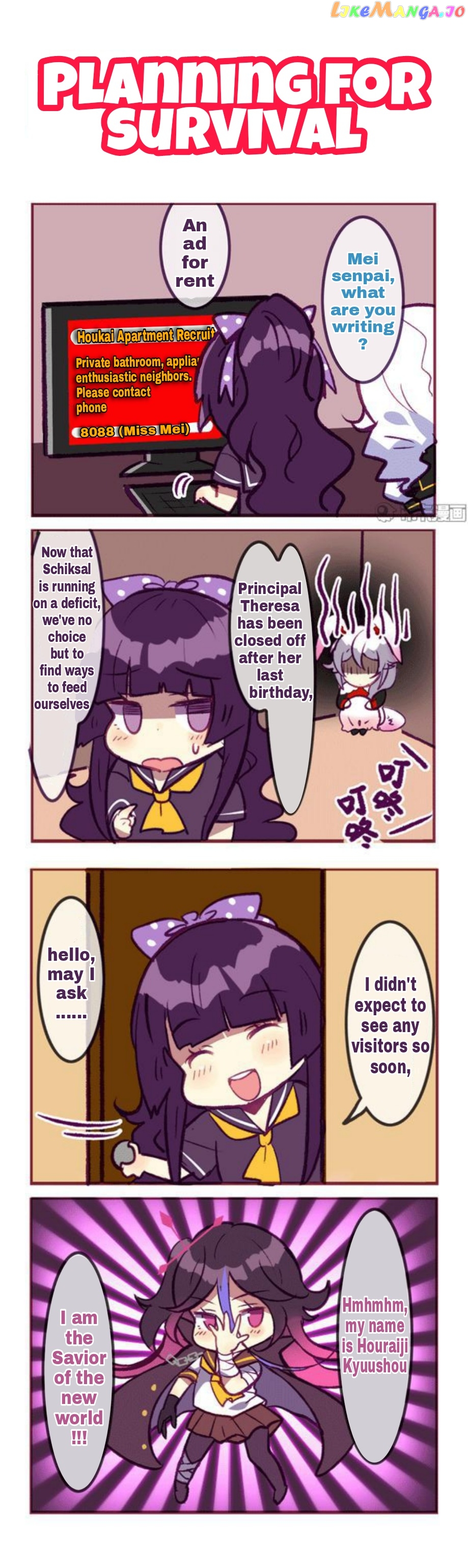Houkai Gakuen 4 Koma chapter 132 - page 1