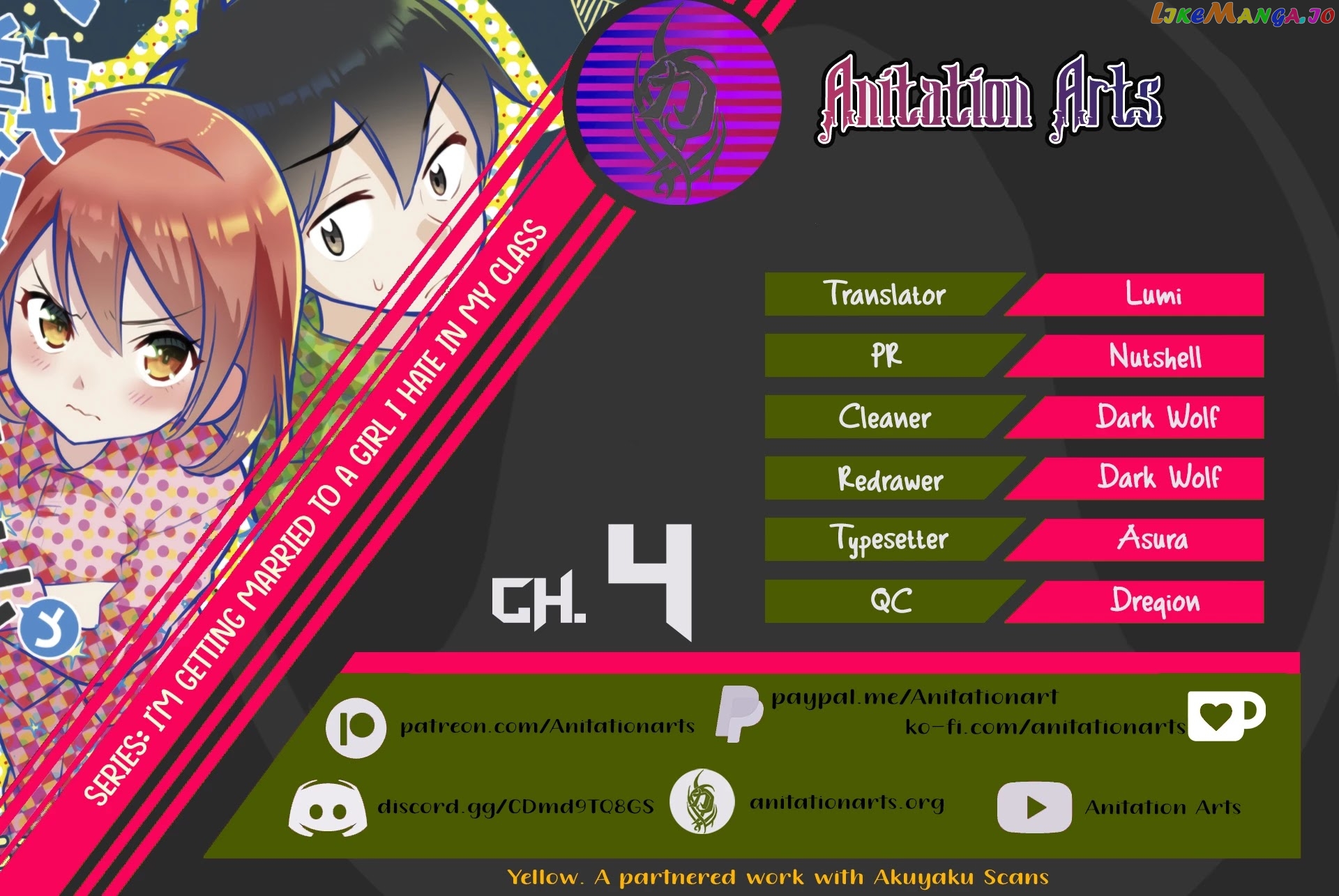 I’m getting married to a girl I hate in my class chapter 4 - page 1