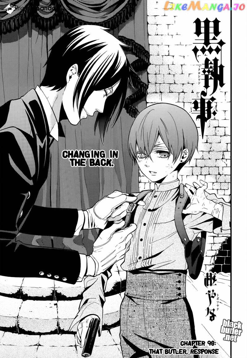 Kuroshitsuji - Manga chapter 98 - page 1