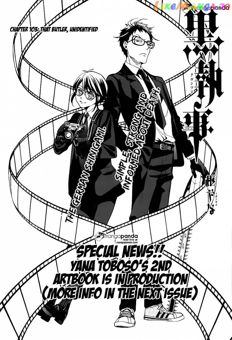 Kuroshitsuji - Manga chapter 103 - page 1
