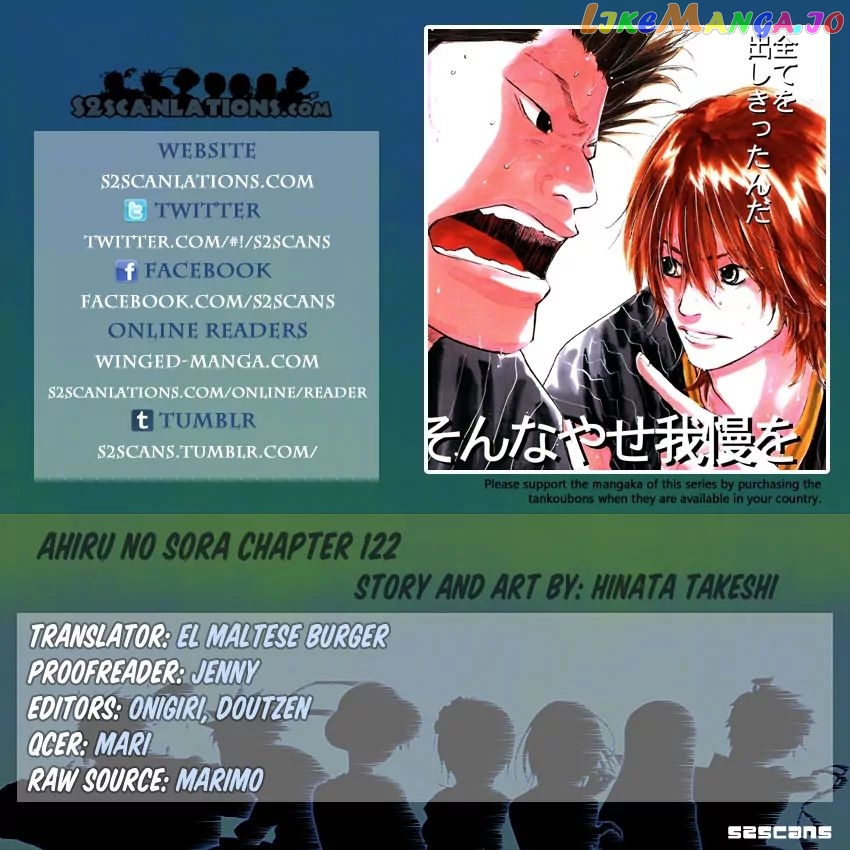 Ahiru No Sora chapter 122.2 - page 1