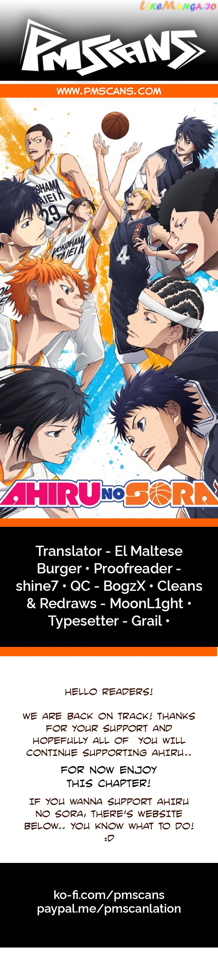 Ahiru No Sora chapter 187 - page 1