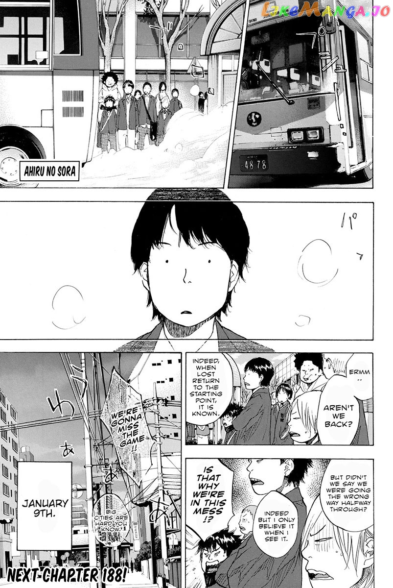 Ahiru No Sora chapter 187 - page 20
