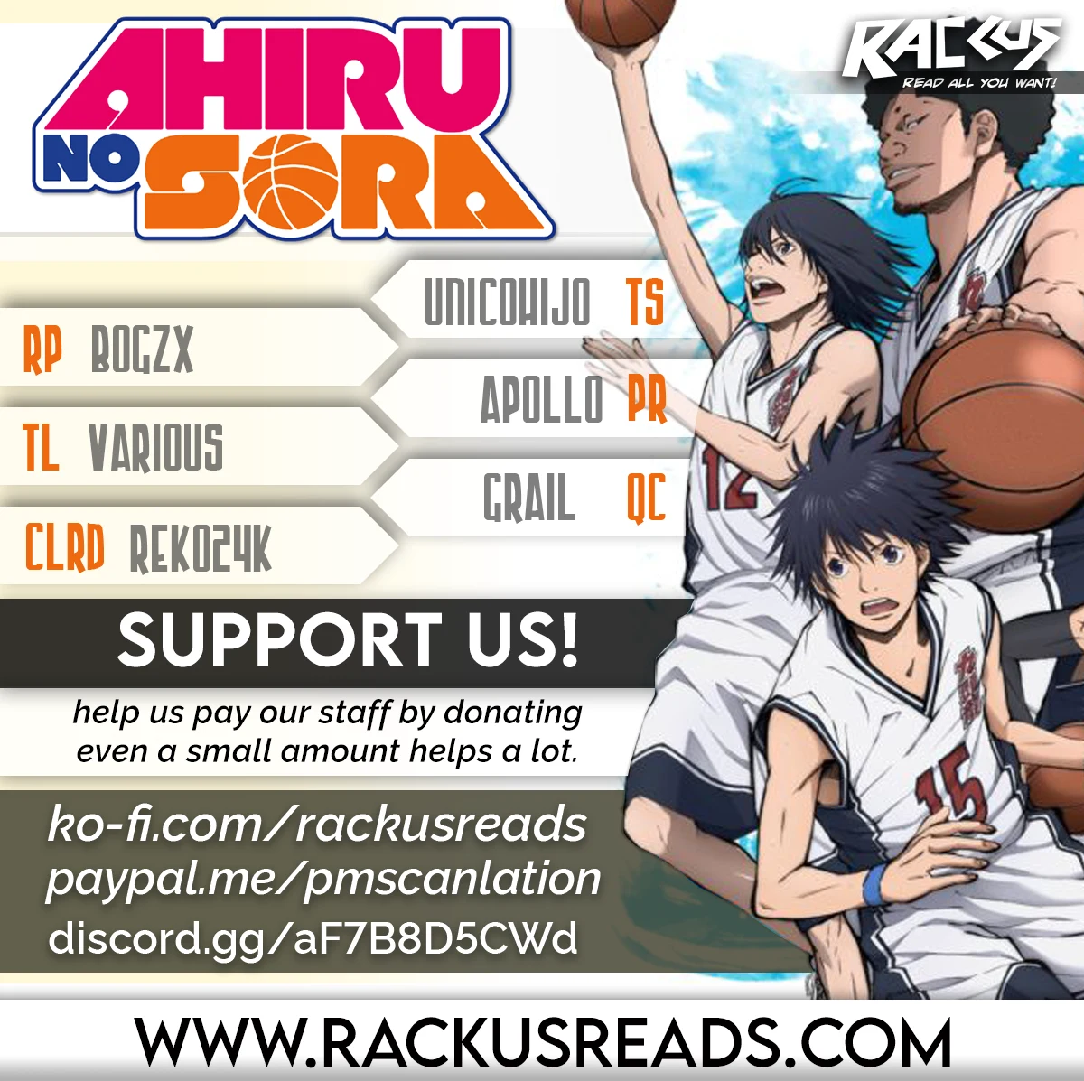 Ahiru No Sora chapter 246.7 - page 1