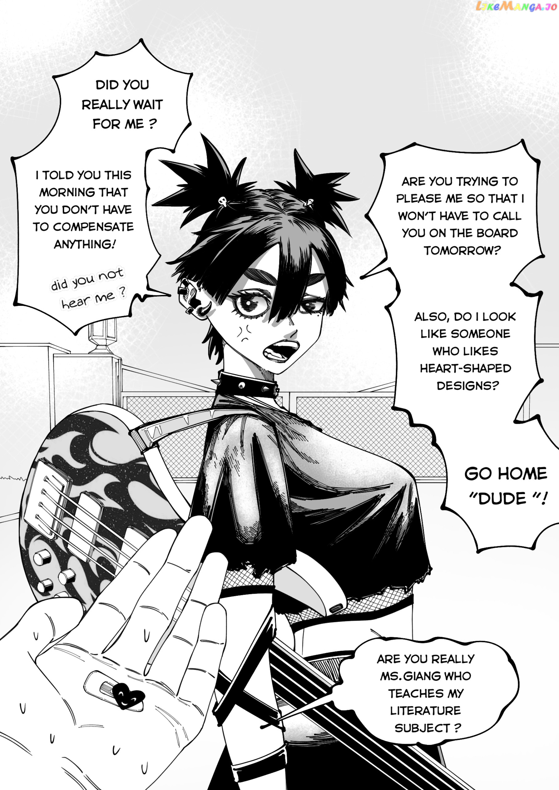 My Trainee Teacher Is Actually A Goth Rocker chapter 1 - page 2