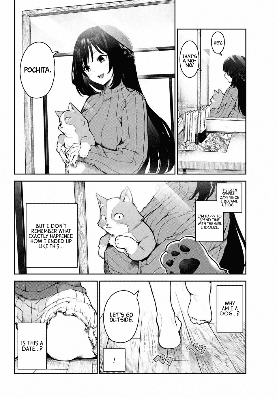 Inu Ni Nattara Suki Na Hito Ni Hirowareta chapter 2 - page 2