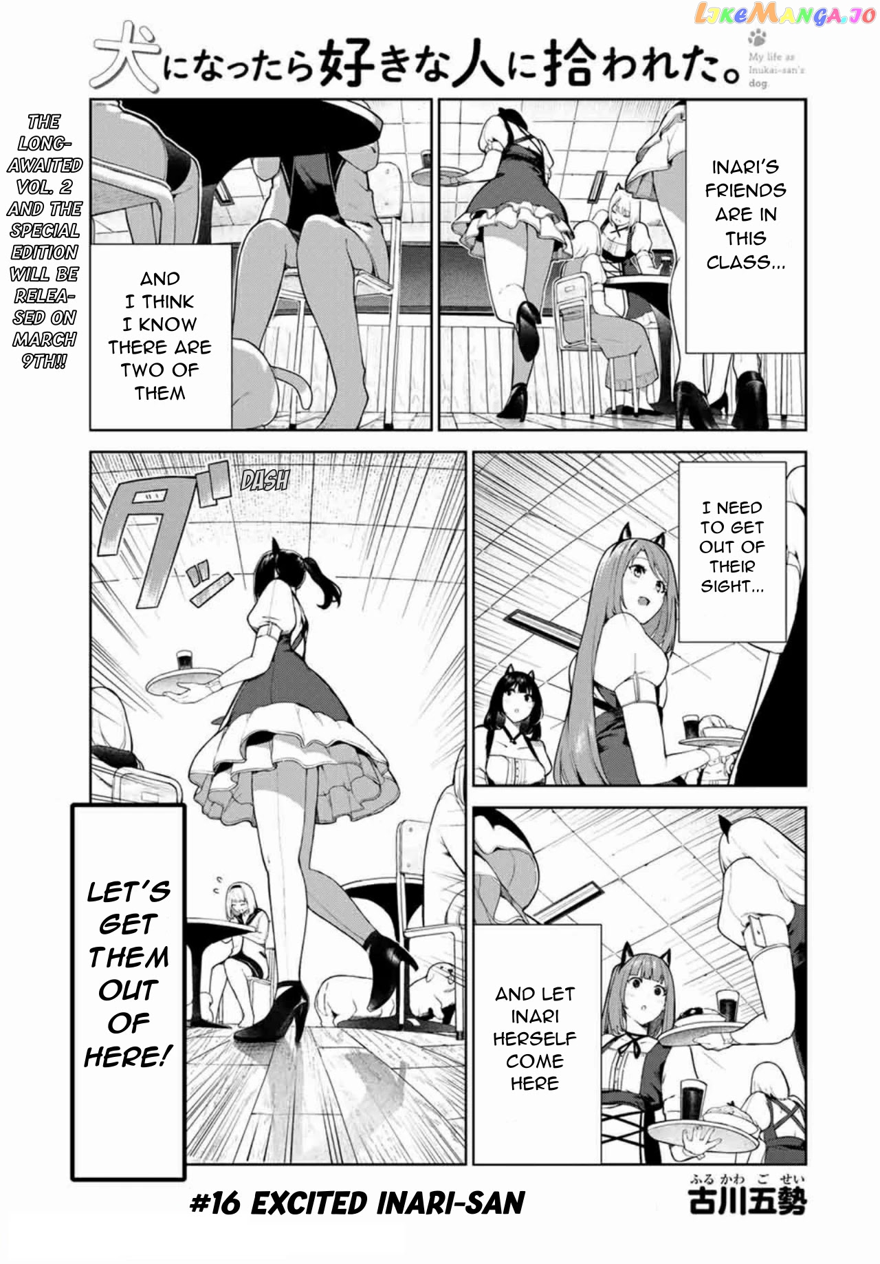 Inu Ni Nattara Suki Na Hito Ni Hirowareta chapter 16 - page 1