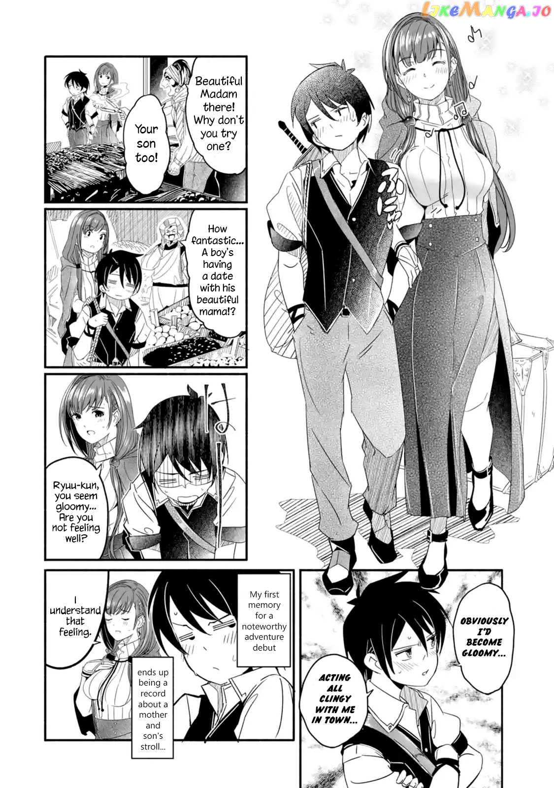Mom, Please Don't Come Adventuring With me! ~The Boy Who Was Raised by The Ultimate Overprotective Dragon, Becomes an Adventurer With His Mother~ chapter 2.1 - page 7