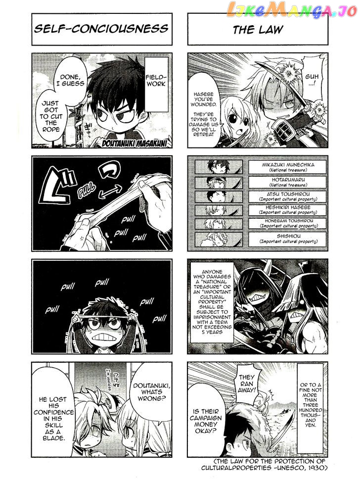 Touken Ranbu 4-koma Anthology chapter 1 - page 3