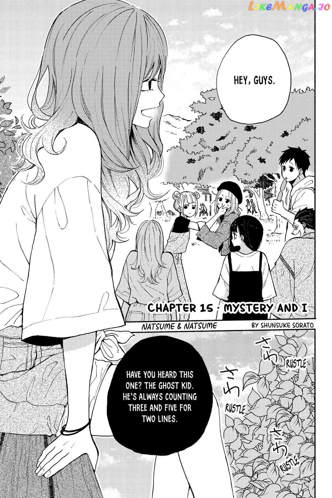 Natsume to Natsume chapter 15 - page 1