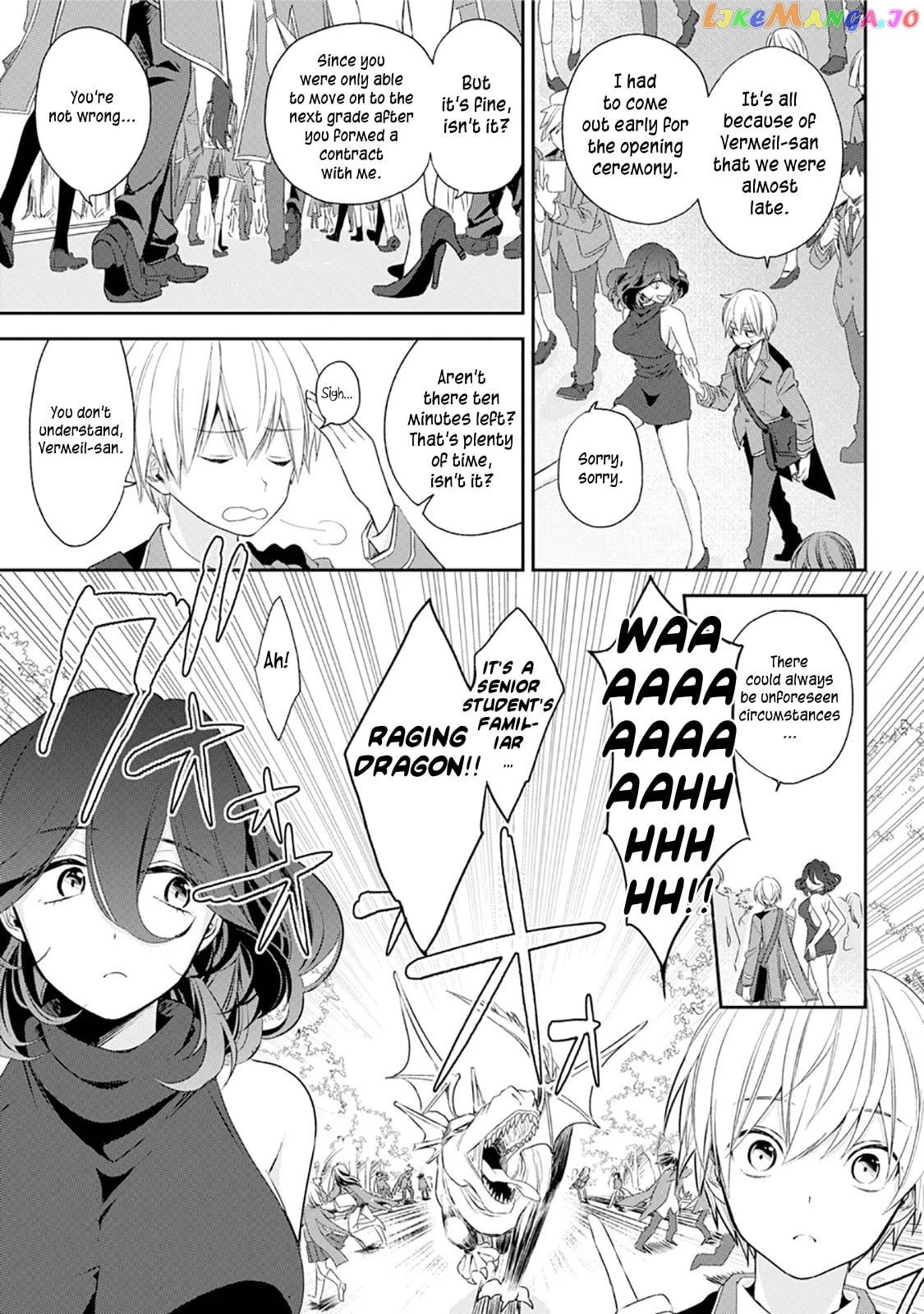Vermeil In Gold - A Magician Pushes Through The Magical World With The Strongest Disaster chapter 1.1 - page 7