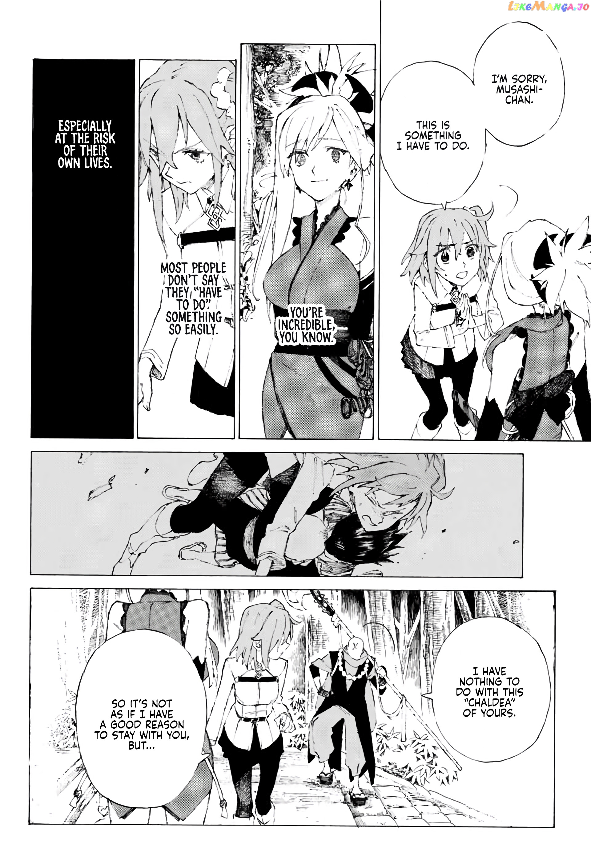 Fate/Grand Order: Epic of Remnant - Seven Duels of Swordsmasters chapter 1 - page 51