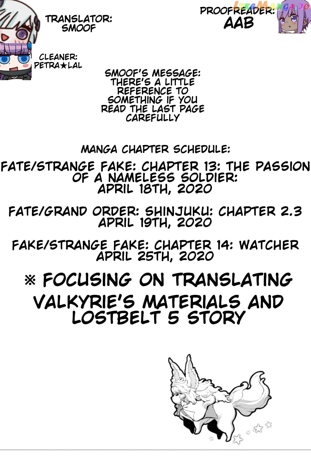 Fate/Grand Order: Epic of Remnant - Seven Duels of Swordsmasters chapter 20 - page 1
