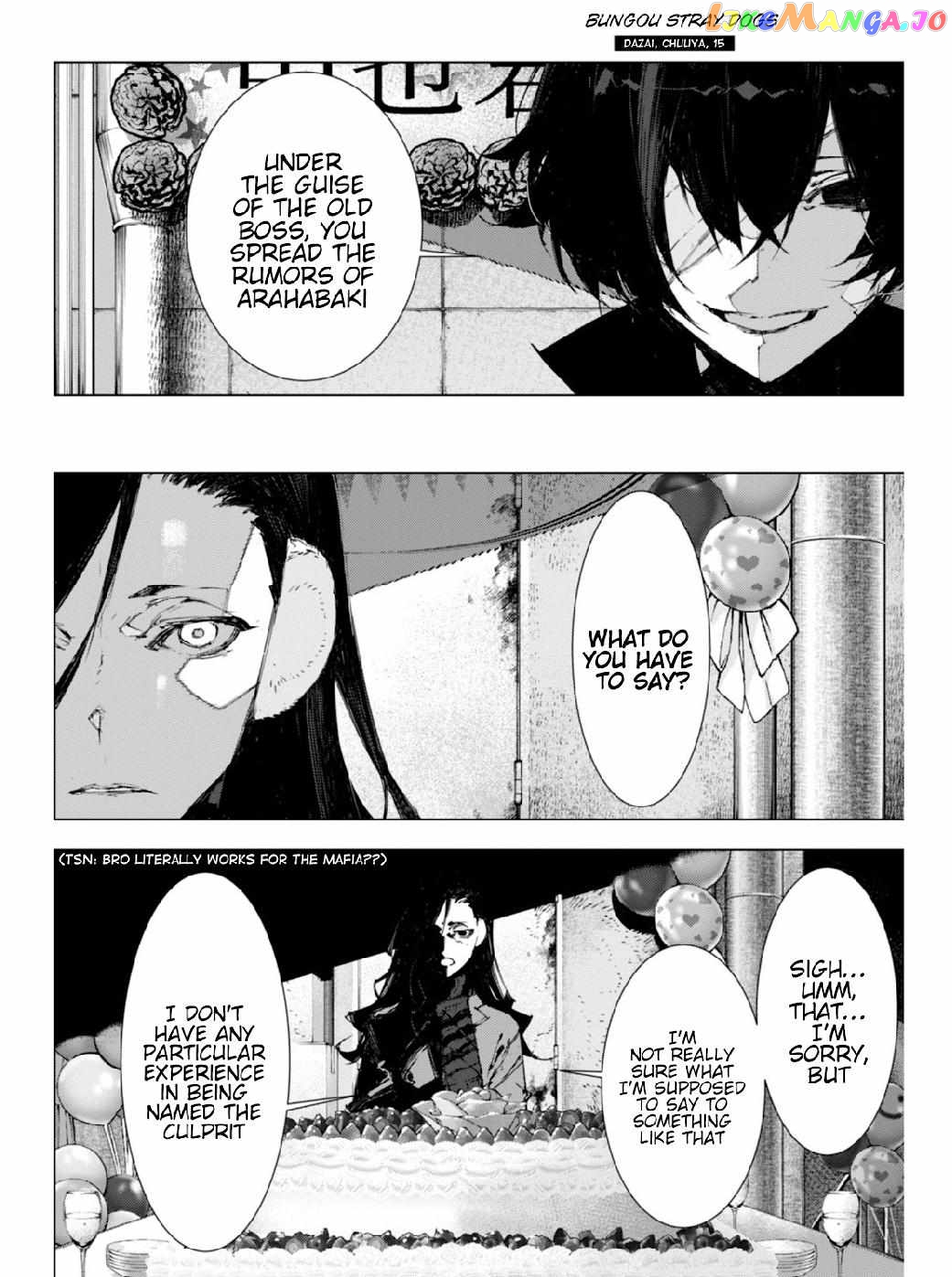 Bungou Stray Dogs: Dazai, Chuuya, Age Fifteen Chapter 12 - page 2