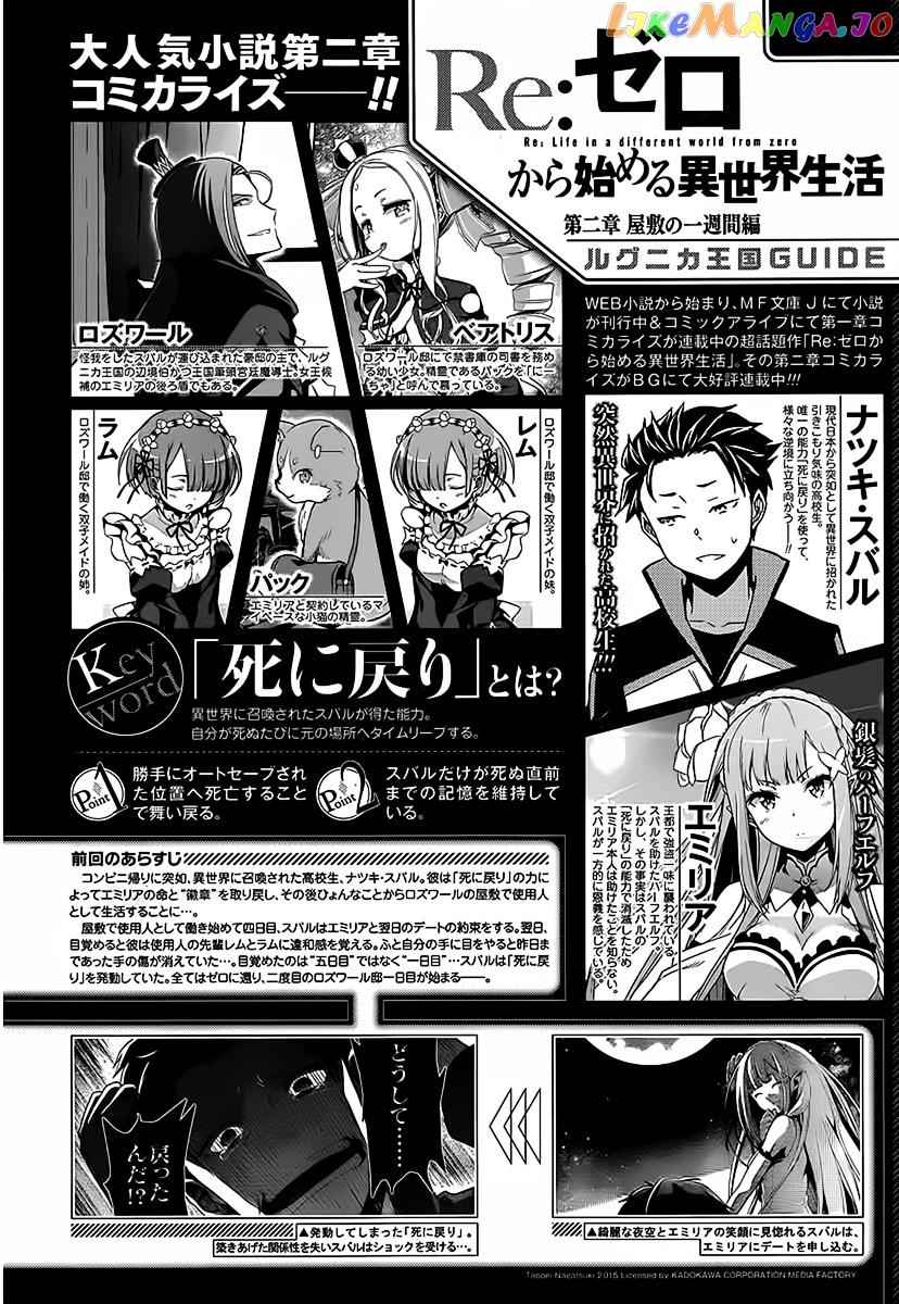 Re:Zero Kara Hajimeru Isekai Seikatsu - Dainishou - Yashiki no Shuukan Hen chapter 5 - page 3