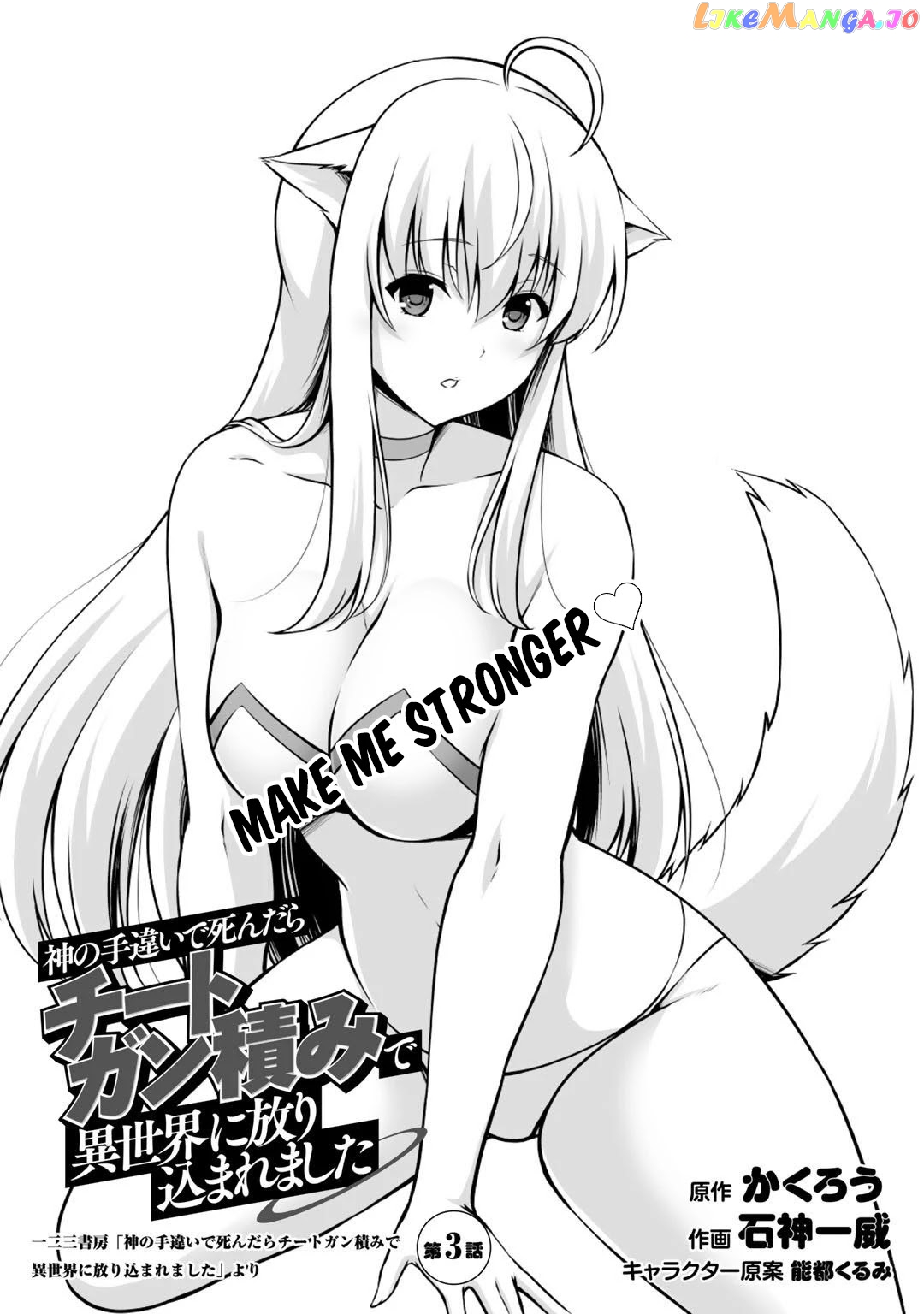 Kami no Techigai de Shindara Zumi de Isekai ni Hourikomare Mashita chapter 3 - page 4
