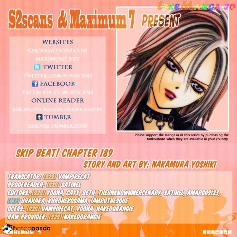 Skip Beat! chapter 189 - page 1