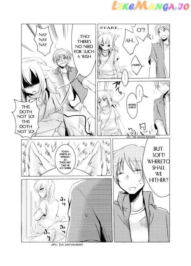 Nanka Kanojo ni Inumimi to Shippo ga Haetan Daga Ore wa Dousurebaii? chapter 2 - page 7