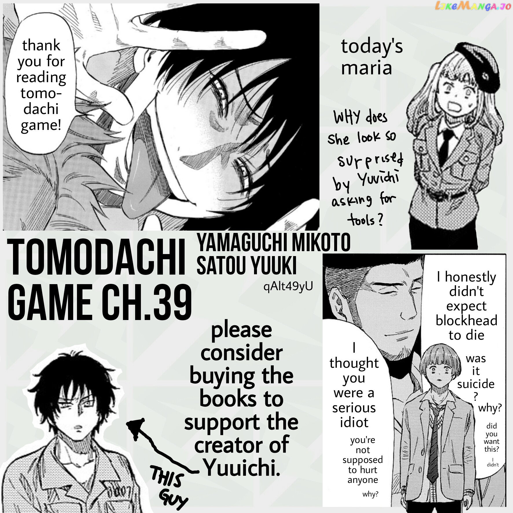 Tomodachi Game chapter 39 - page 39