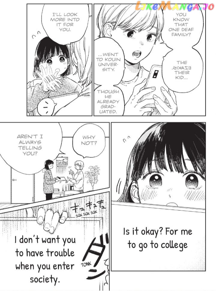 Yubisaki to Renren chapter 29 - page 21