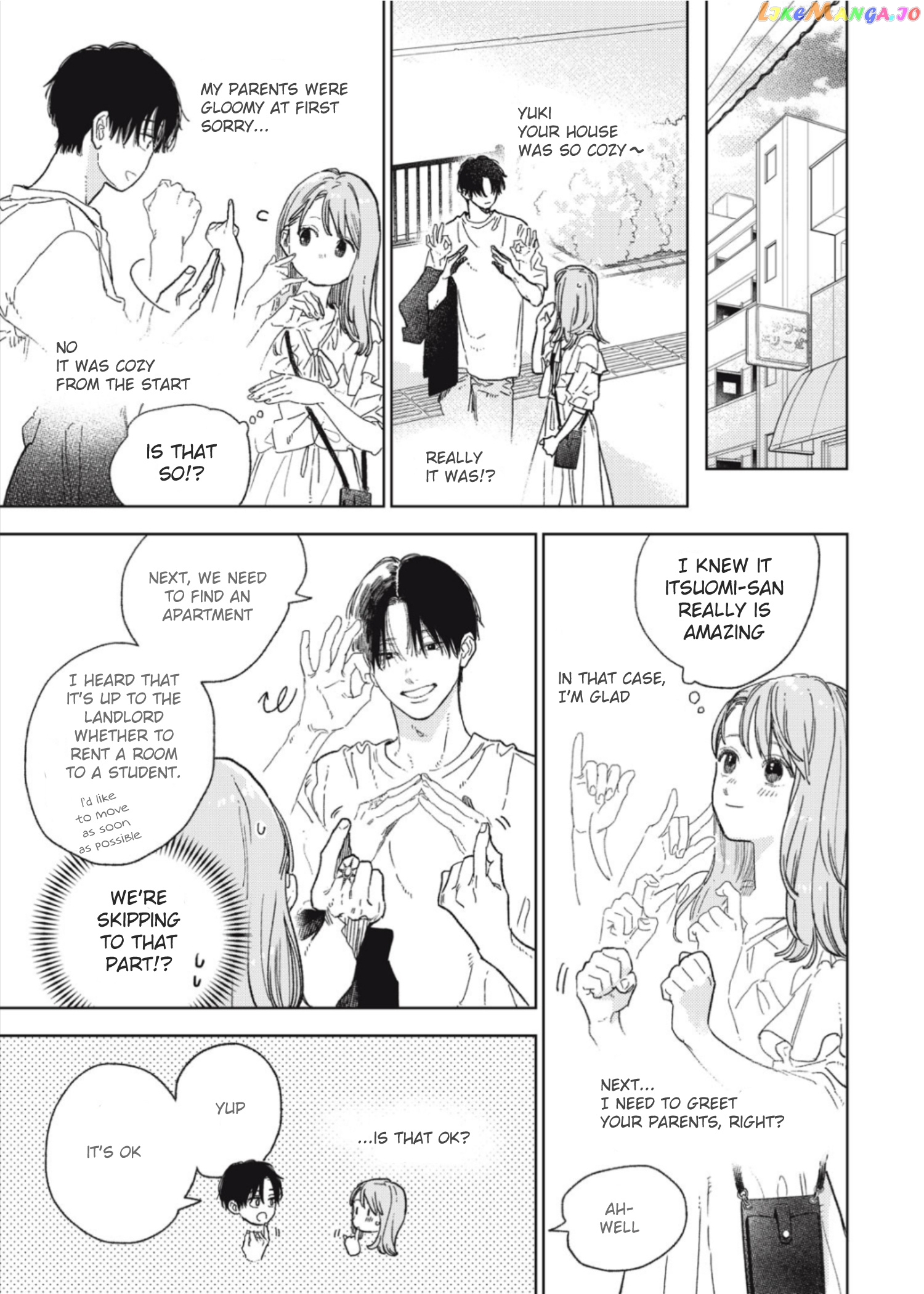 Yubisaki to Renren chapter 33 - page 8