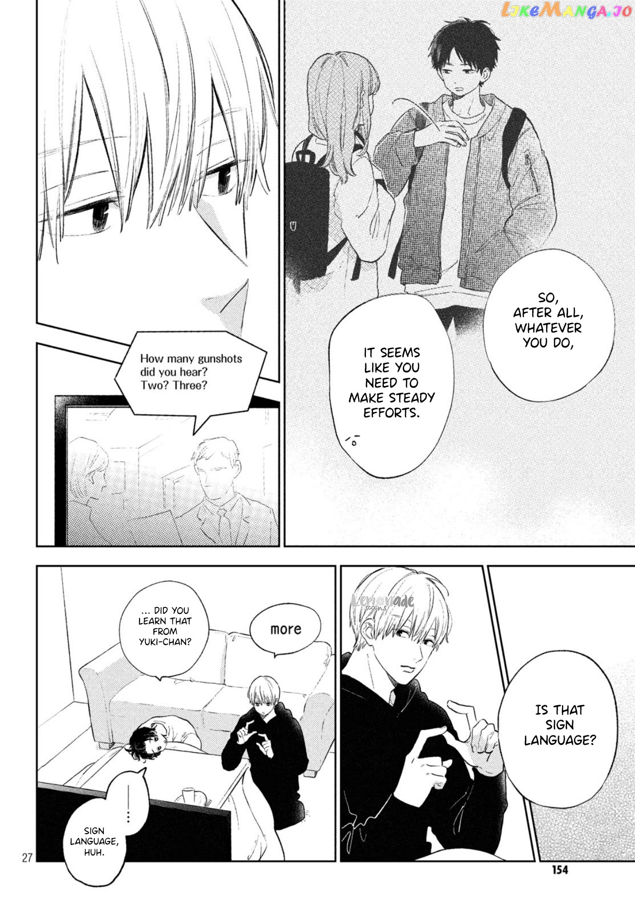 Yubisaki to Renren chapter 5 - page 29
