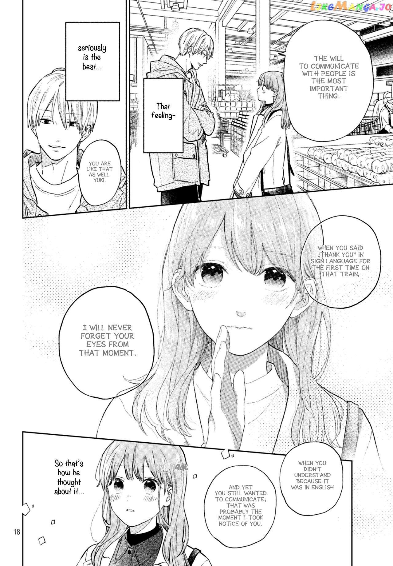 Yubisaki to Renren chapter 6 - page 20