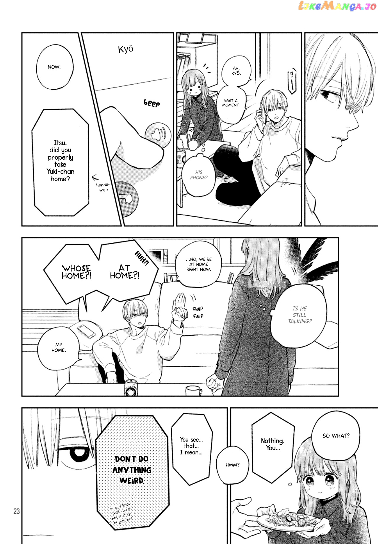 Yubisaki to Renren chapter 7 - page 23
