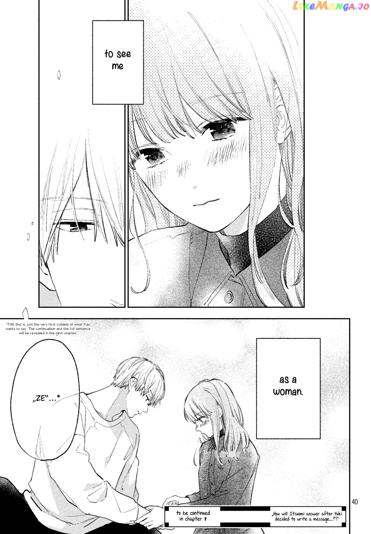 Yubisaki to Renren chapter 7 - page 40