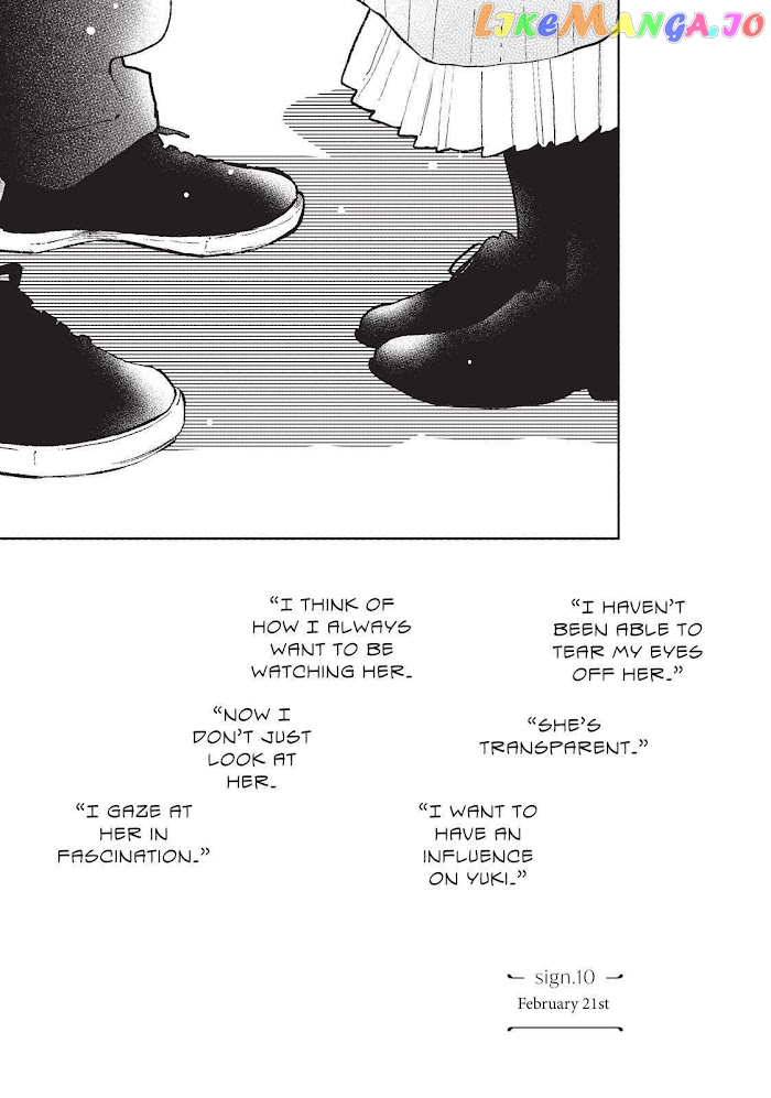 Yubisaki to Renren chapter 10 - page 1