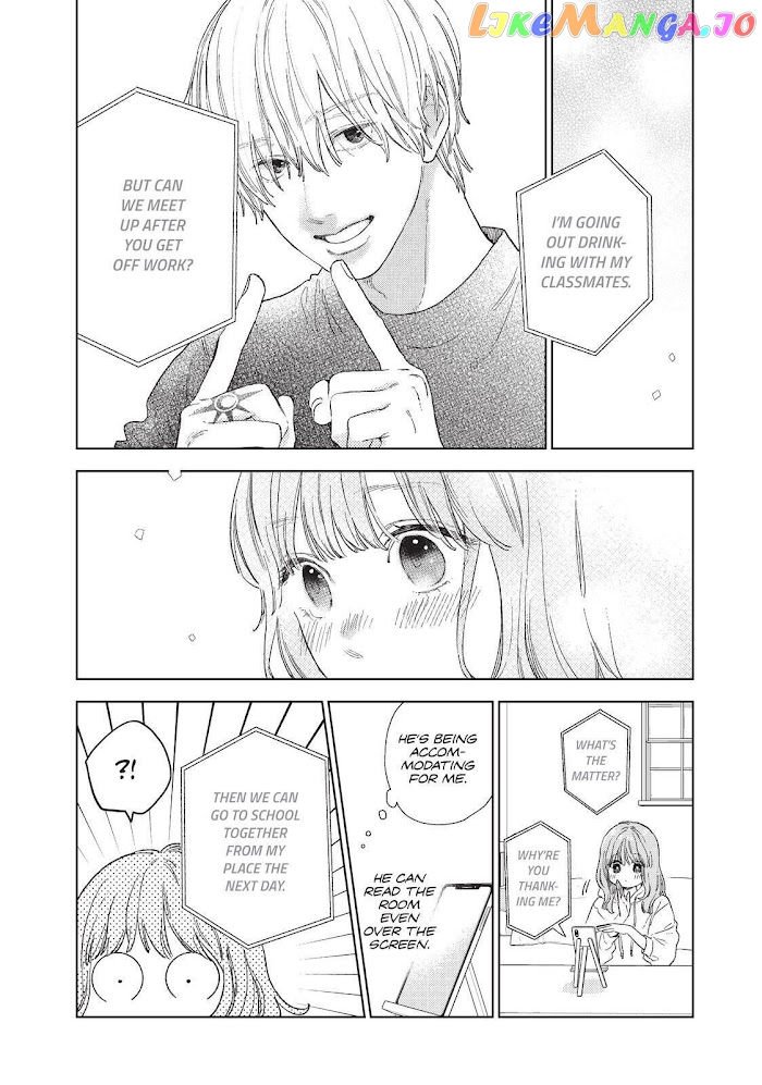 Yubisaki to Renren chapter 24 - page 6