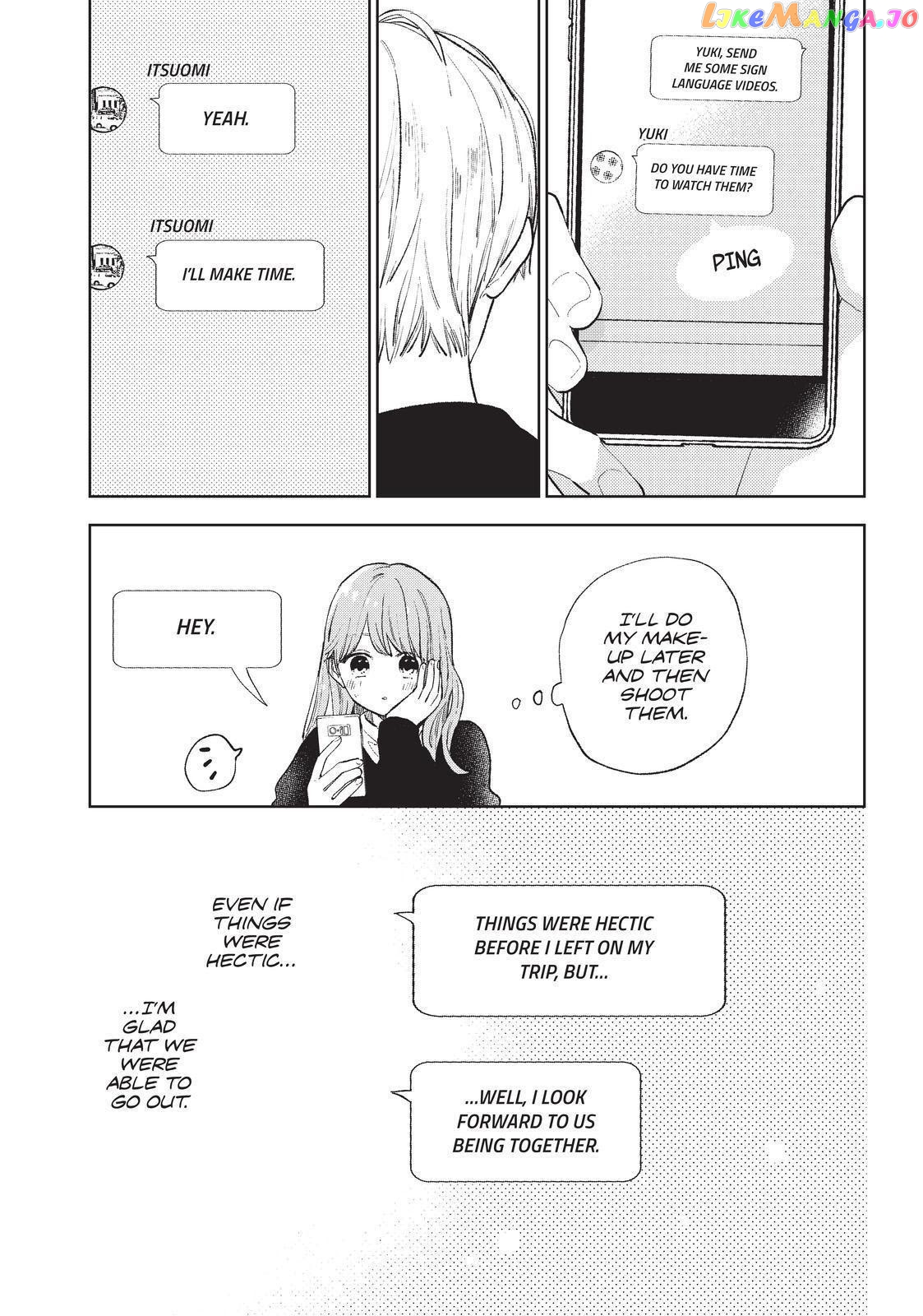 Yubisaki to Renren chapter 11 - page 27