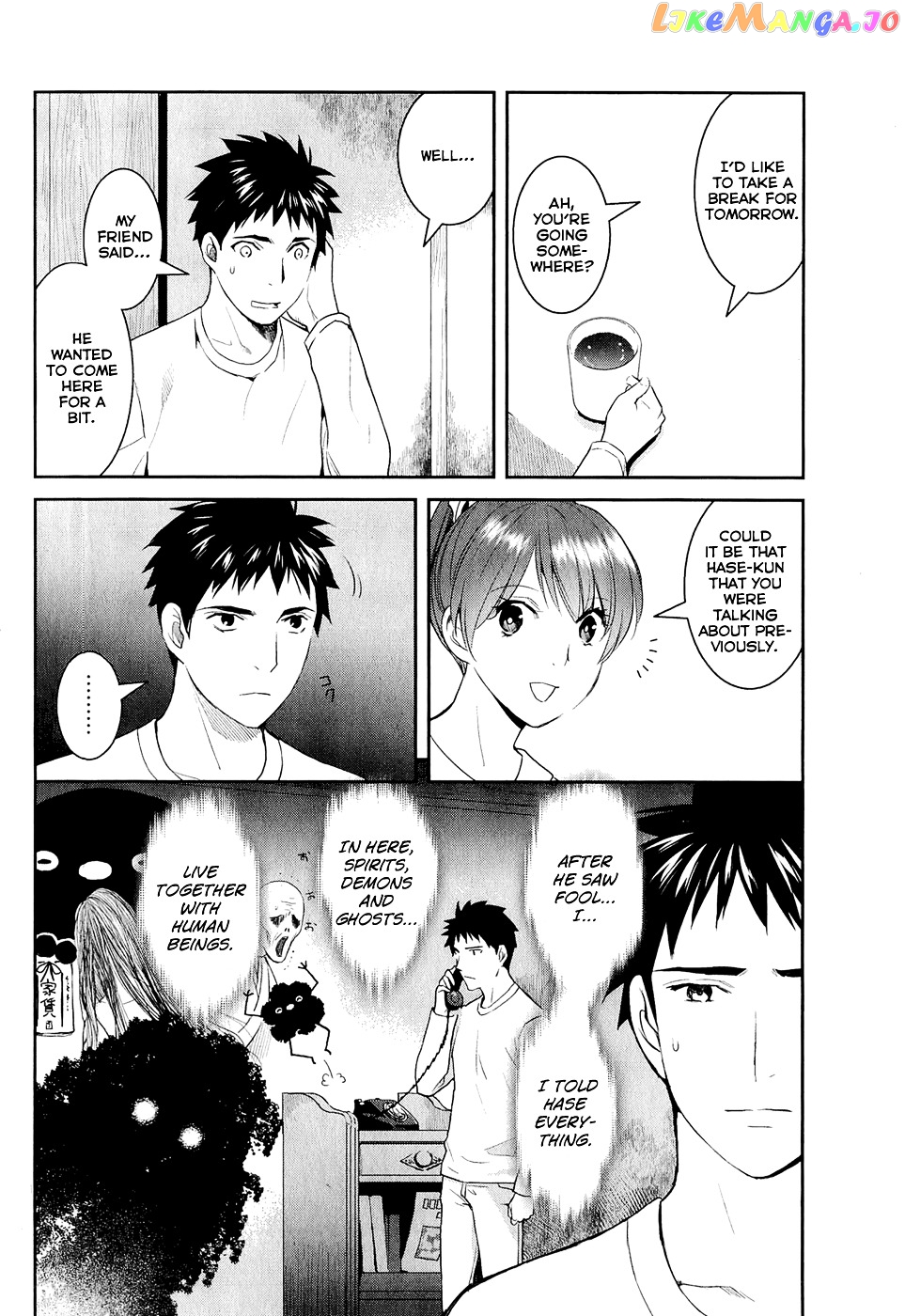 Youkai Apato no Yuuga na Nichijou chapter 13 - page 36