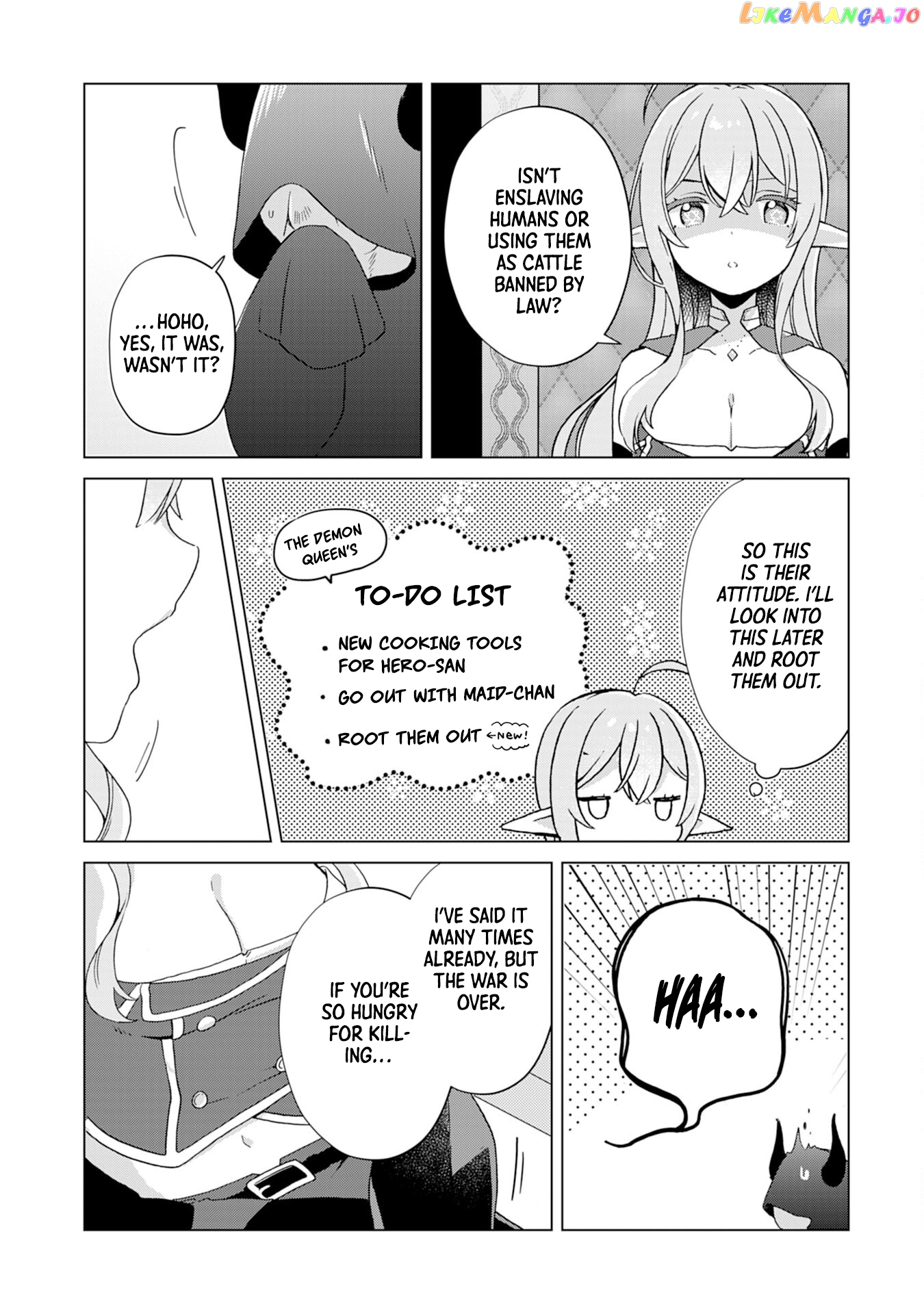 Hara Peko Mao To Horyo Yuusha! Mao Ga Ore No Heya Ni Meshi Wo Gui Ni Kurundaga chapter 4 - page 13
