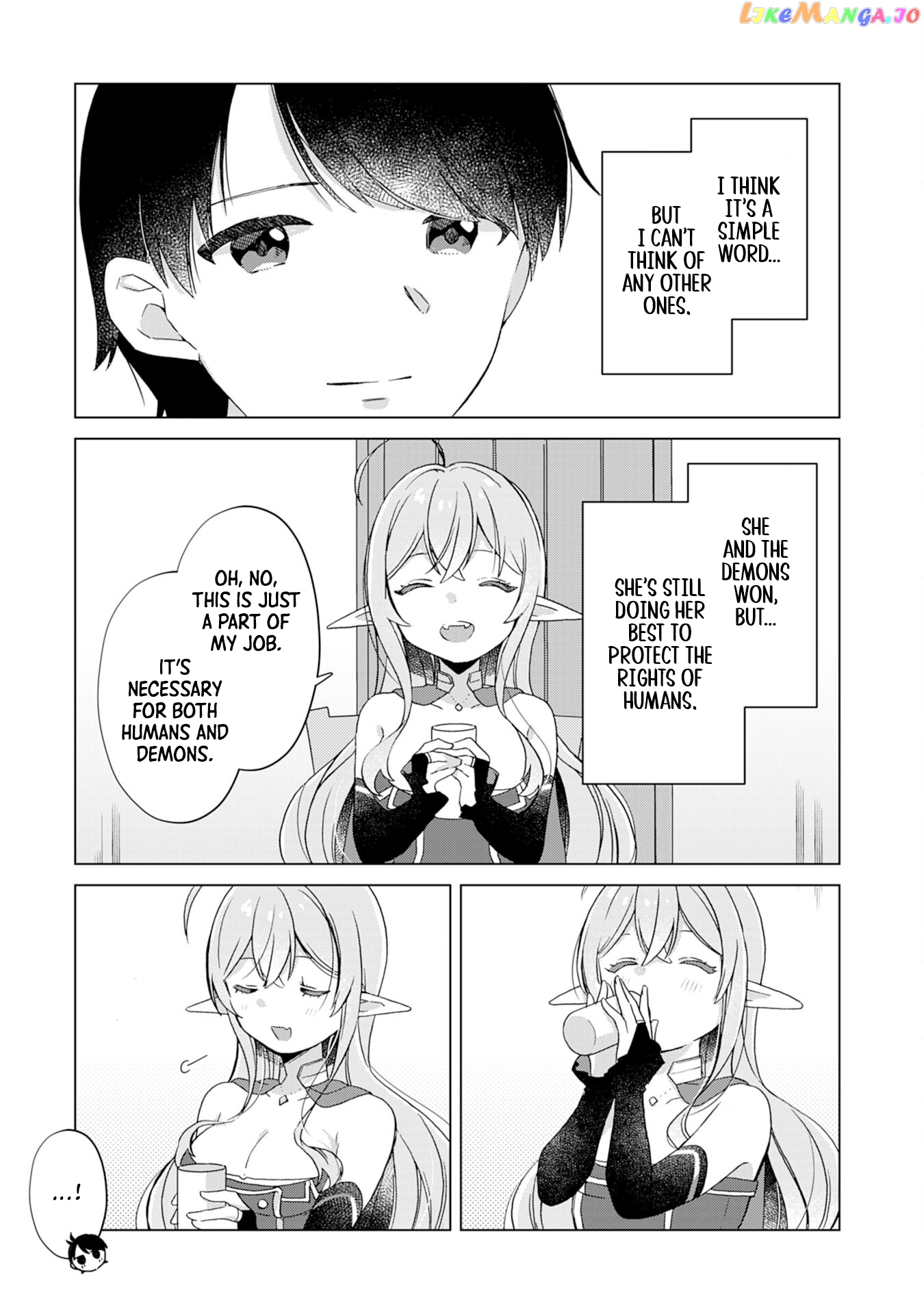 Hara Peko Mao To Horyo Yuusha! Mao Ga Ore No Heya Ni Meshi Wo Gui Ni Kurundaga chapter 4 - page 22