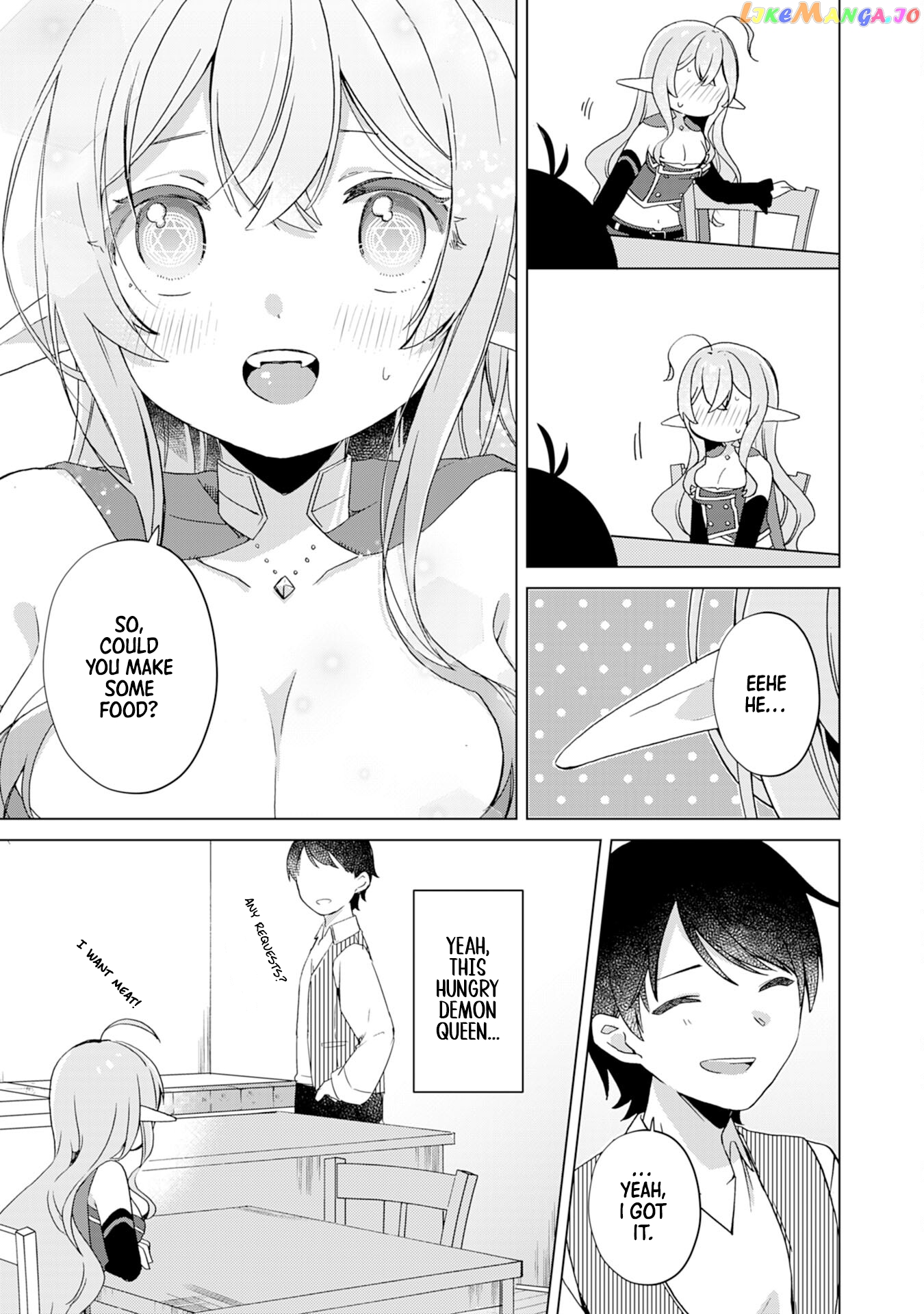 Hara Peko Mao To Horyo Yuusha! Mao Ga Ore No Heya Ni Meshi Wo Gui Ni Kurundaga chapter 4 - page 32