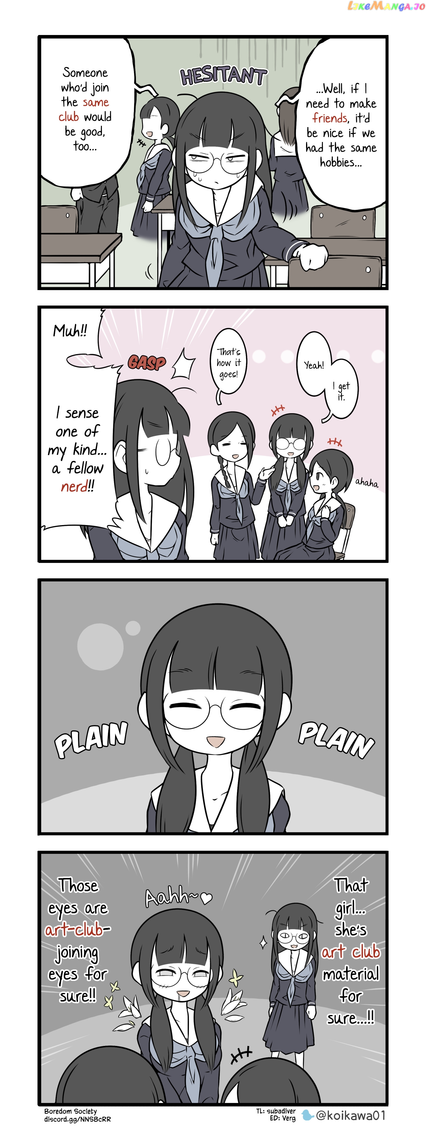 Bijutsubu Girl chapter 105 - page 1
