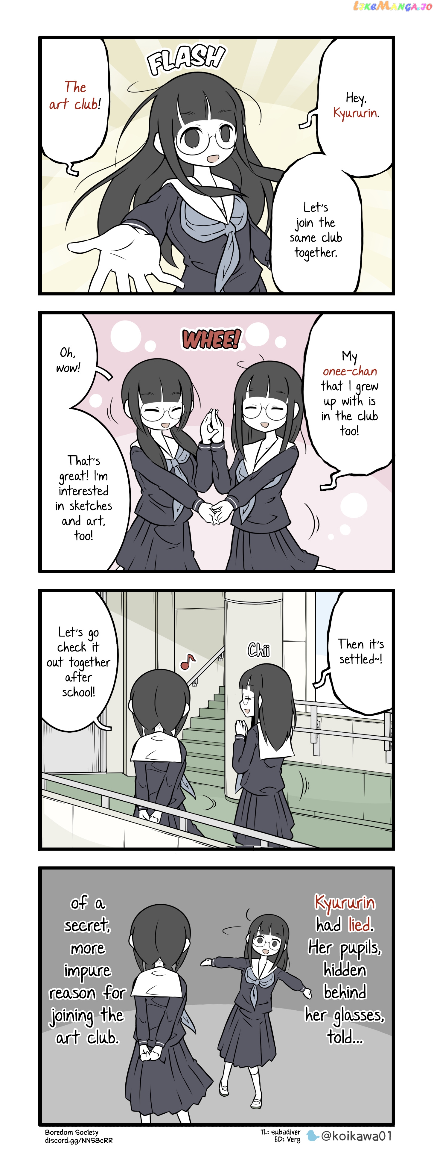Bijutsubu Girl chapter 109 - page 1