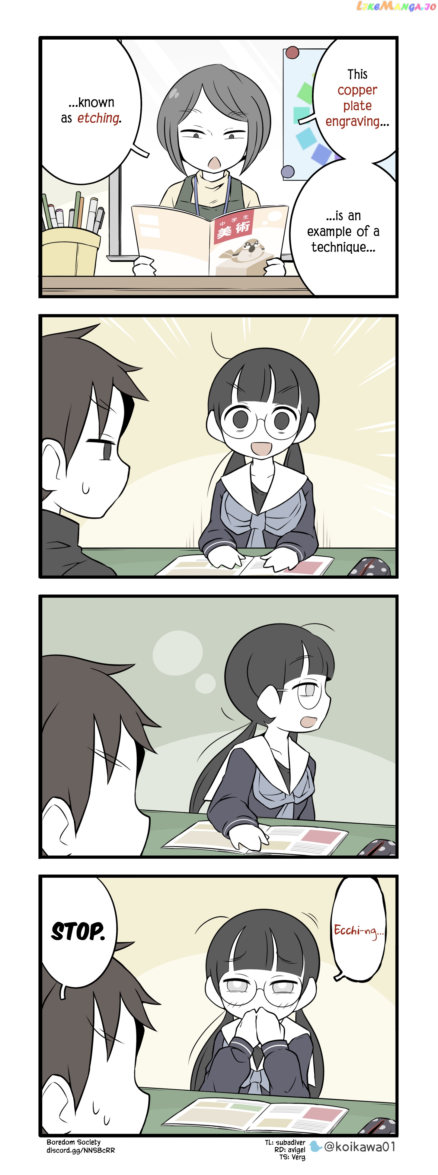 Bijutsubu Girl chapter 138 - page 1