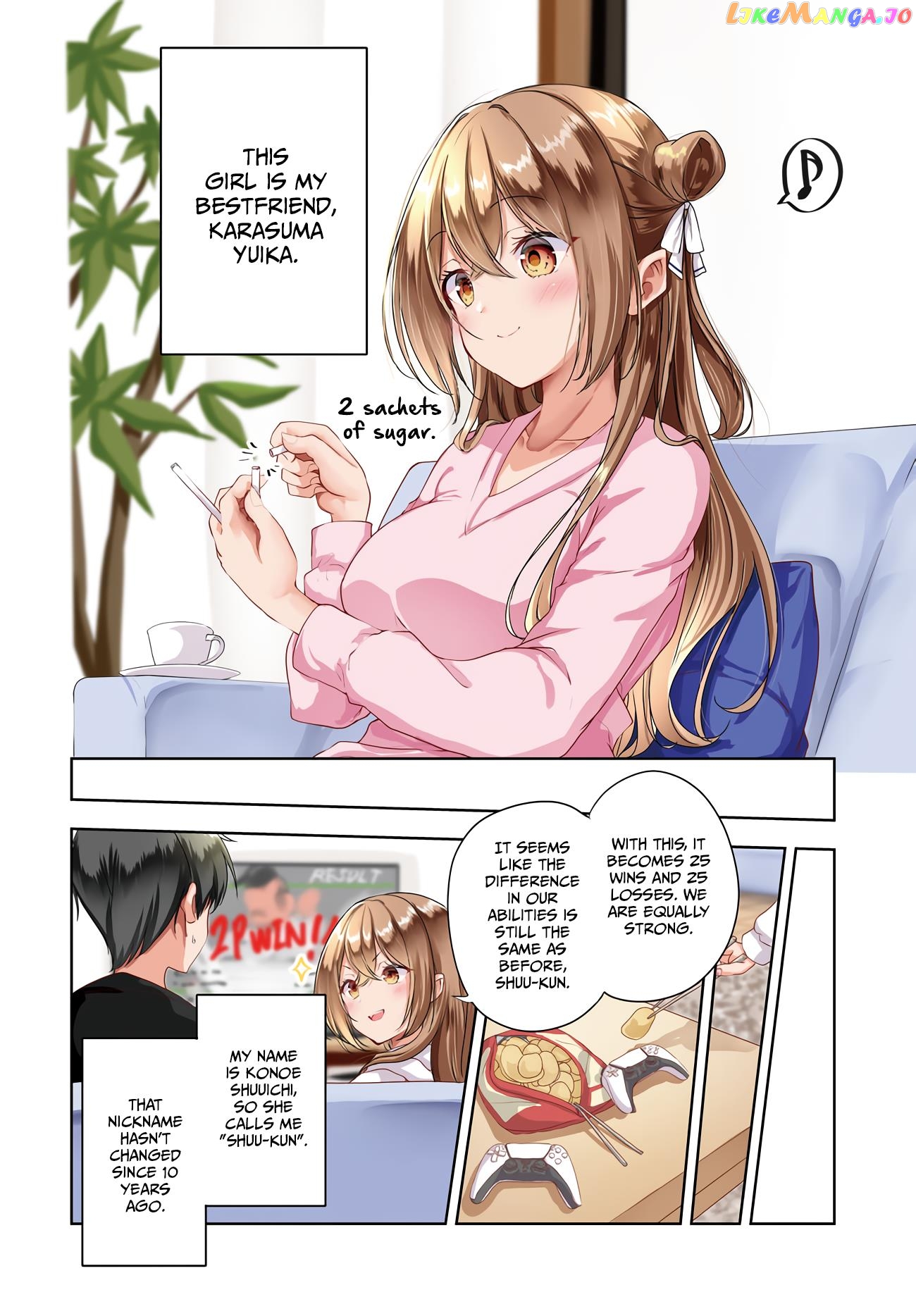 Danshi Da To Omotteita Osananajimi To No Shinkon Seikatsu Ga Umakuiki Sugiru Kudan Ni Tsuite chapter 1.1 - page 2